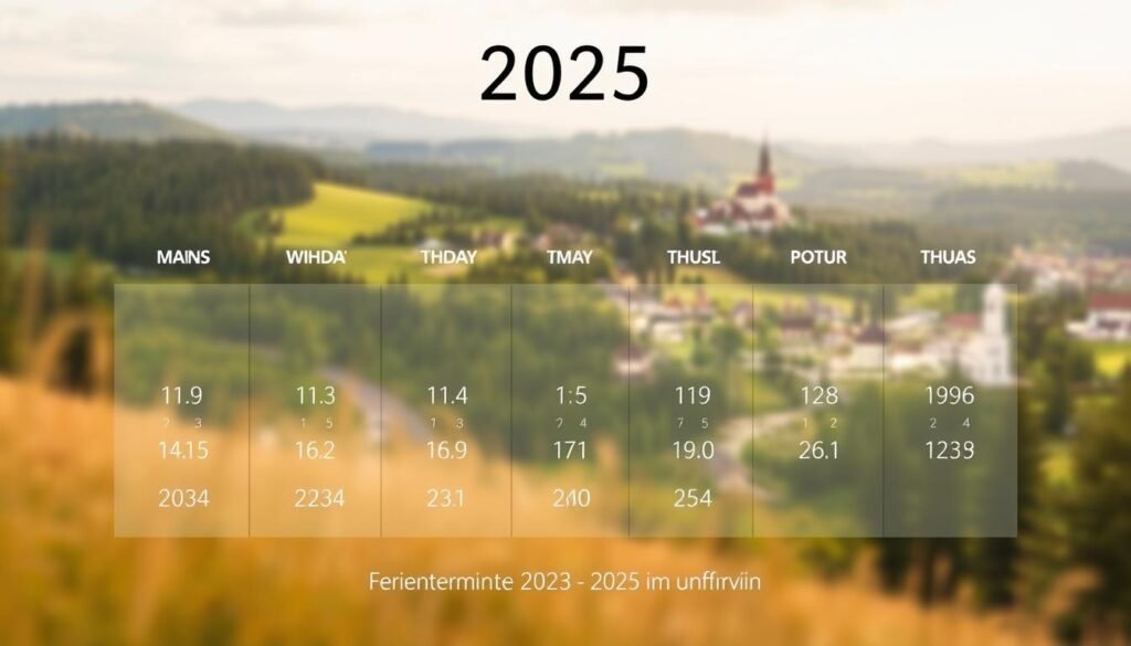 Ferientermine Saarland 2025 Übersicht