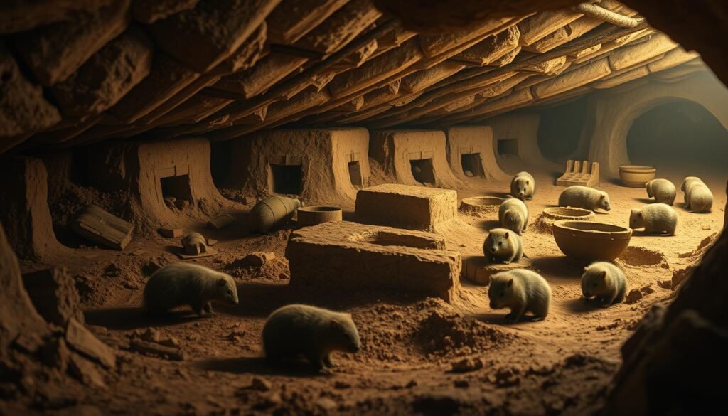 unterirdischen architekten wombats